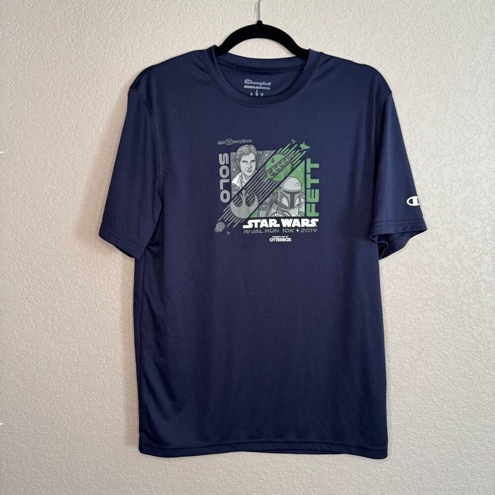 Star Wars Rival Run‎ 10K 2019 T Shirt Han Solo Boba Fett Mens